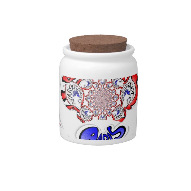 French Twist Hakuna Matata: Unique Cultural Blend  Candy Jar (Front)