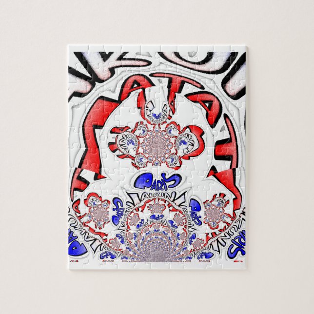 French Twist Hakuna Matata: Unique Cultural Blend  Jigsaw Puzzle (Vertical)