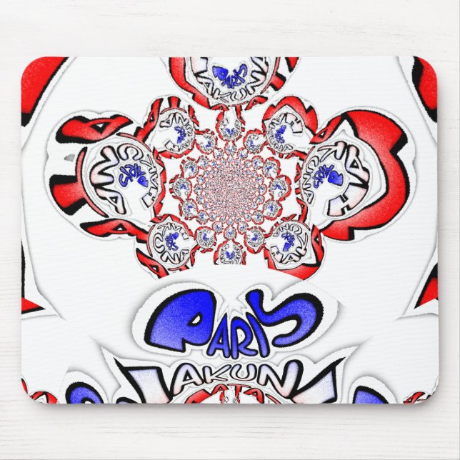 French Twist Hakuna Matata: Unique Cultural Blend  Mouse Pad (Front)