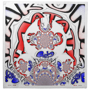 French Twist Hakuna Matata: Unique Cultural Blend Napkin