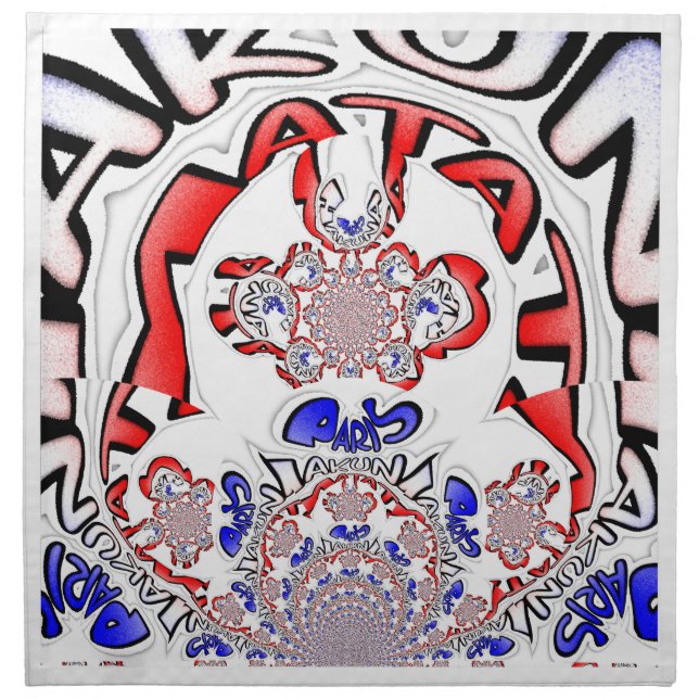 French Twist Hakuna Matata: Unique Cultural Blend  Napkin (Front)