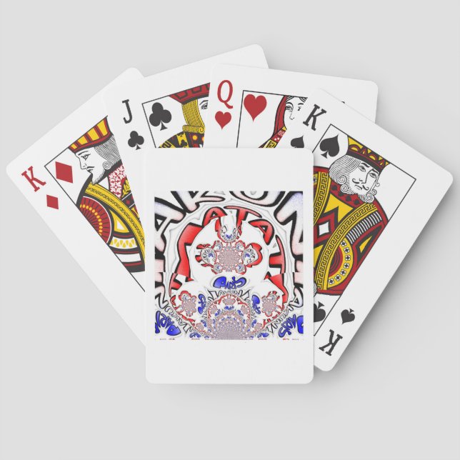 French Twist Hakuna Matata: Unique Cultural Blend  Poker Cards (Back)