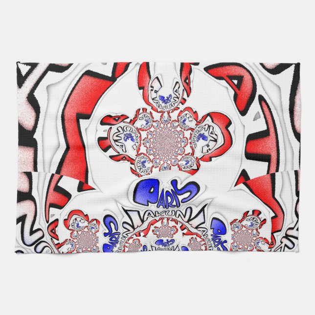 French Twist Hakuna Matata: Unique Cultural Blend  Towel (Horizontal)