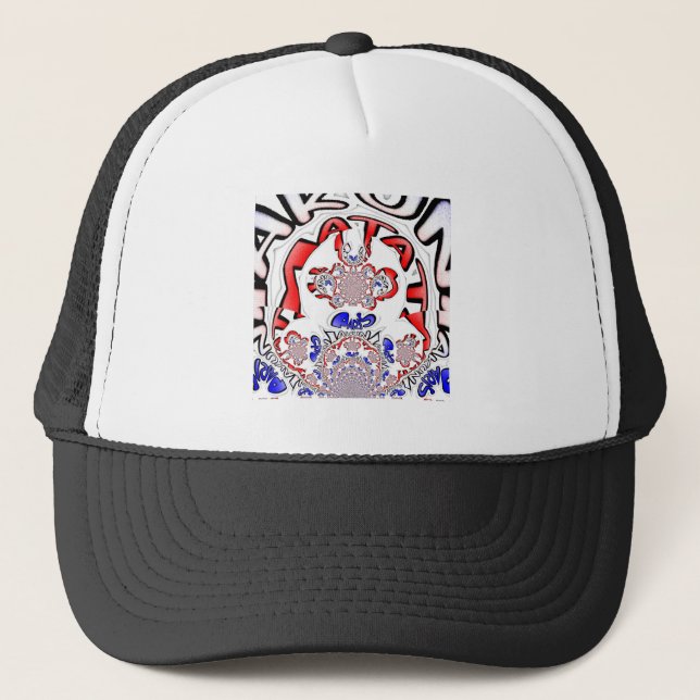 French Twist Hakuna Matata: Unique Cultural Blend  Trucker Hat (Front)
