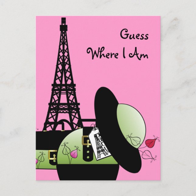 French Vacation Postcard (Front)