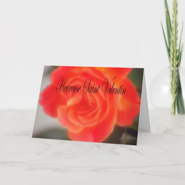 French Valentine's Card (Front)