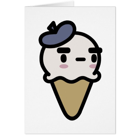 French Vanilla Icecream Cards (Front)