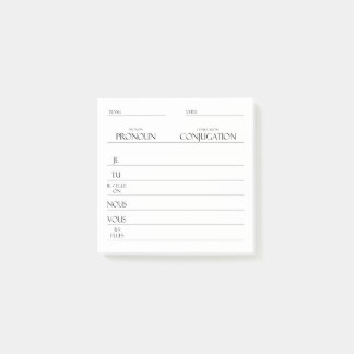 French | Verbs Conjugation Practice Post-it Notes