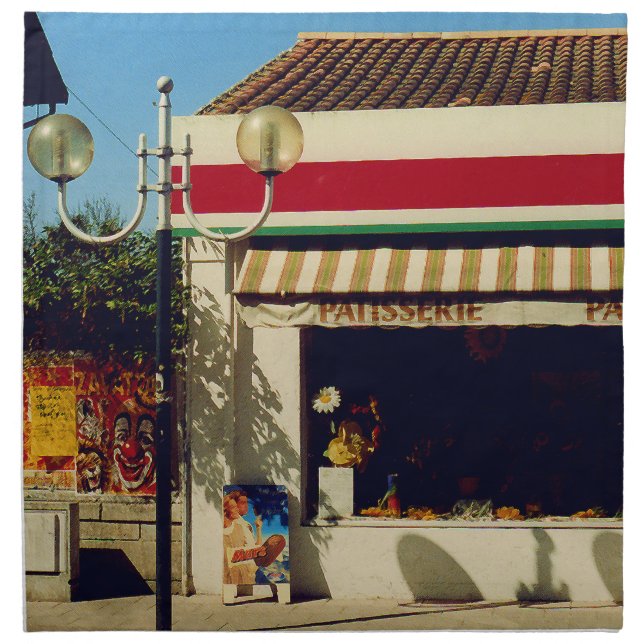French Village Bakery Cloth Napkin (Front)