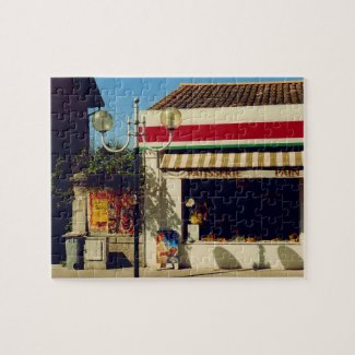 French Village Bakery Jigsaw Puzzle