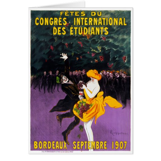 French Vintage Poster 1907 Restored (Front)