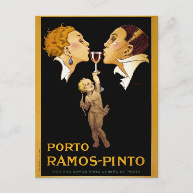 French Vintage Poster Restored Postcard (Front)