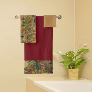 Jewel Tone Bath Towels Zazzle