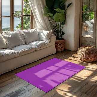 French Violet Plain Rug
