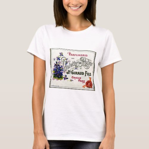 French Violette Perfume Label T_Shirt