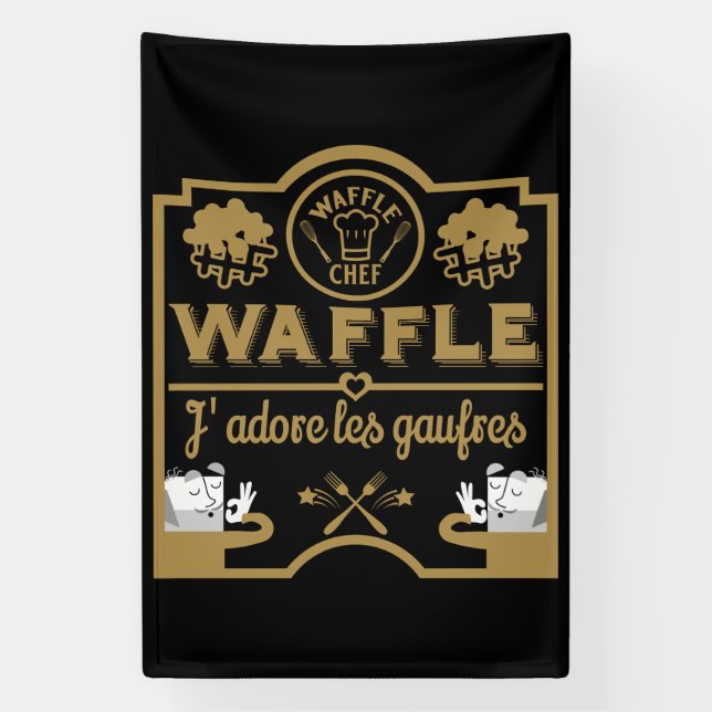French Waffles Banner (Vertical)