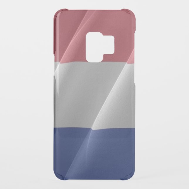 French waving flag - uncommon samsung galaxy case (Back)