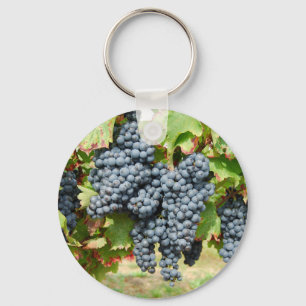 French Wine Grapes Keychain