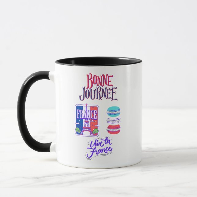 French Words Quotes Themed Gifts  Mug (Left)
