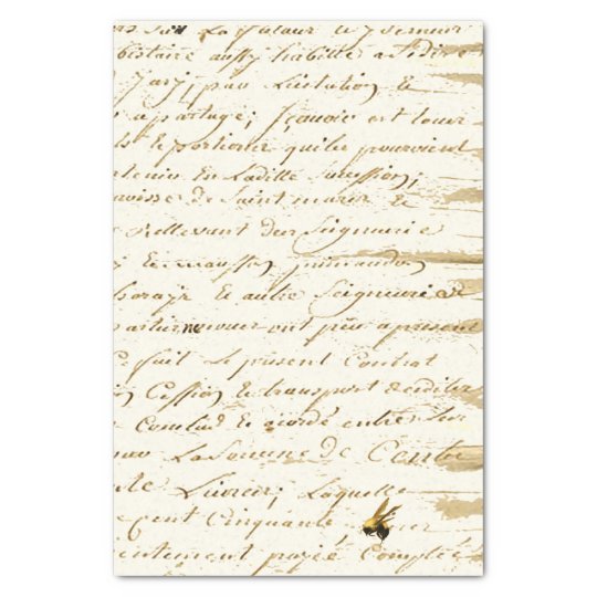 French Writing Tissue Paper