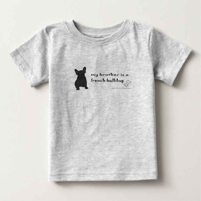 FrenchBulldogBlkBrother Baby T-Shirt (Front)