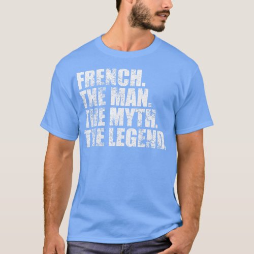 FrenchFrench Family name French last Name French S T_Shirt