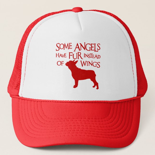 FRENCHIE ANGEL TRUCKER HAT (Front)
