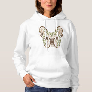 Frenchie art hoodie