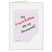 Frenchie Ate My Homework (Front)