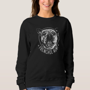 Frenchie Aunt French Bulldog Auntie Women Dog Gir Sweatshirt