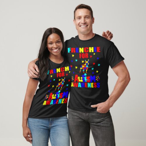 Frenchie Autism Awareness Gift T_Shirt