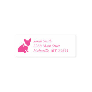Frenchie Baby Shower French Bulldog Pink Self-inking Stamp