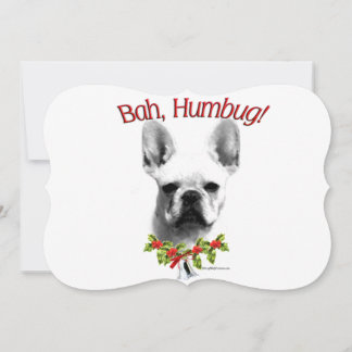 Frenchie Bah Humbug Magnet Card