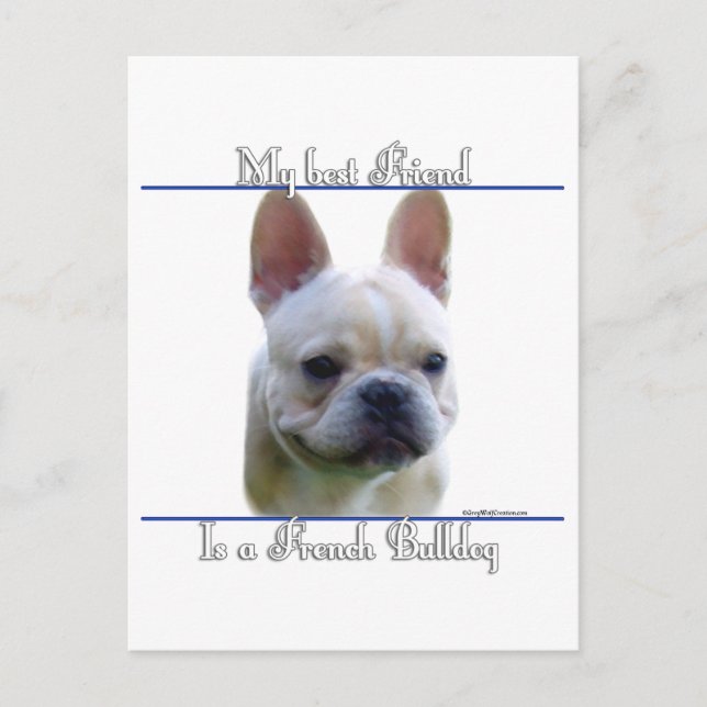 Frenchie Best Friend 2 Postcard (Front)