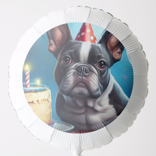 Frenchie Birthday Bash A Cute French Bulldog Balloon