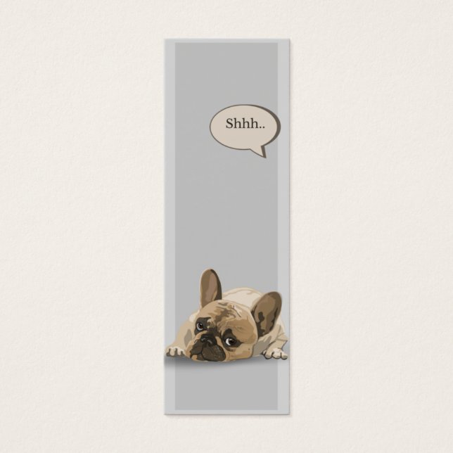 Frenchie Bookmark (Front)