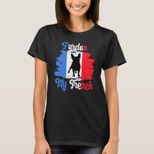 Frenchie Bulldog Dog Owner Pet Cynophilis France F T-Shirt