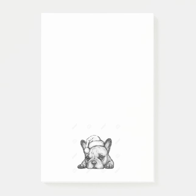 Frenchie Bulldog PostIt Post-it Notes (Front)