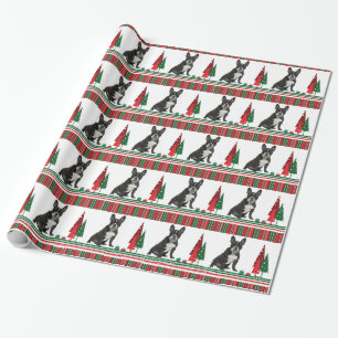 Frenchie Christmas Wrapping Paper