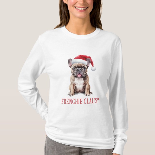 Frenchie Claus T-Shirt (Front)