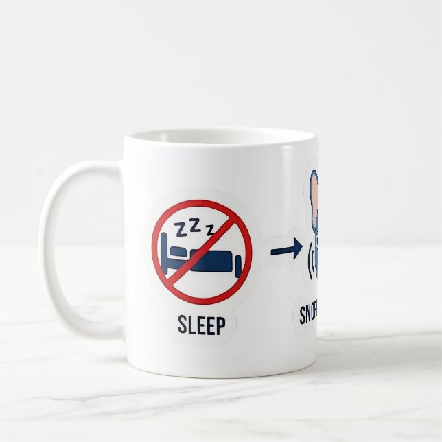Frenchie Coffee Origin Story Funny Dog Mom French  Mug (Left)