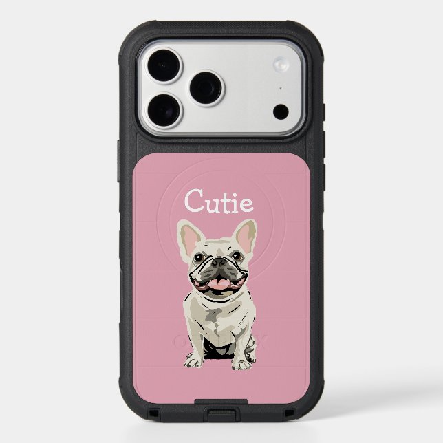 Frenchie, cutie dog otterbox iPhone case (Back)