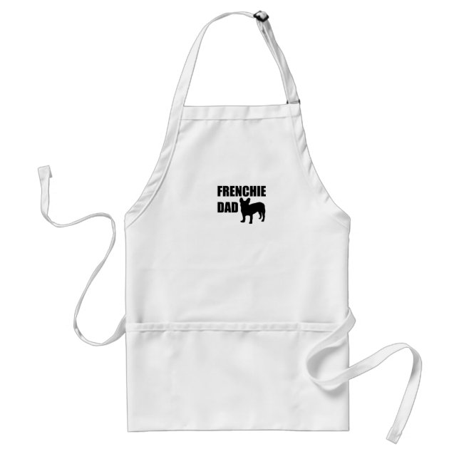 Frenchie Dad Adult Apron (Front)