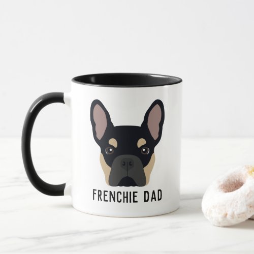 Frenchie Dad Black and Tan French Bulldog Mug