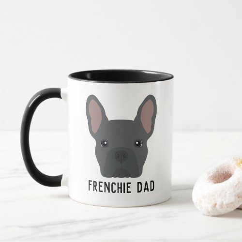 Frenchie Dad Blue French Bulldog Mug