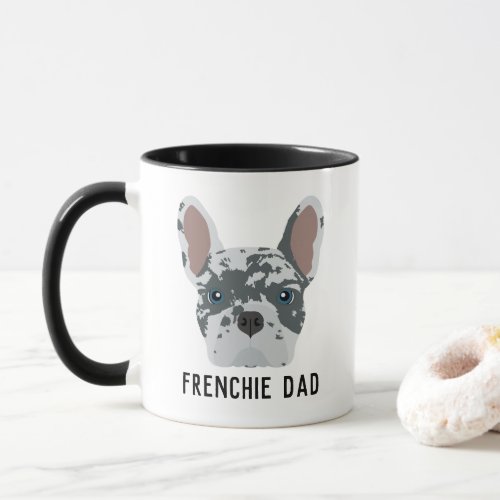 Frenchie Dad Blue Merle French Bulldog Mug