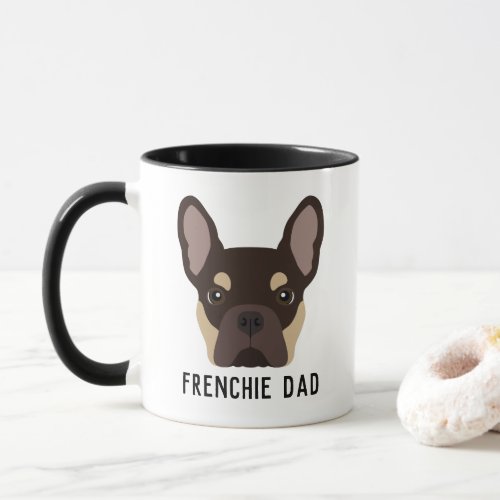 Frenchie Dad Brown and Tan French Bulldog Mug