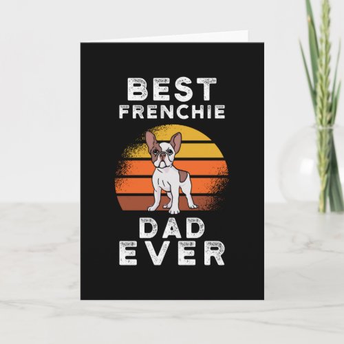 Frenchie Dad Card