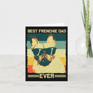 Frenchie Dad Design Men Father French Bulldog Love Card