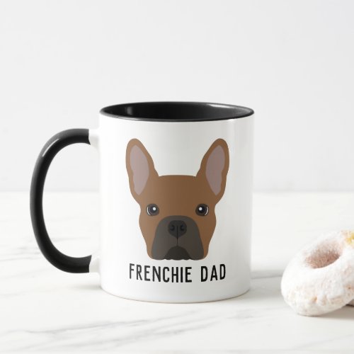 Frenchie Dad Red Fawn French Bulldog Mug